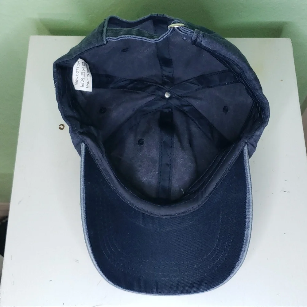 women's NORMAL ISN'T COMING BACK, JESUS IS blue soft ball cap